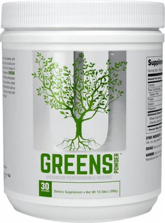 Universal Nutrition Greens Powder, Unflavored - 300 grams