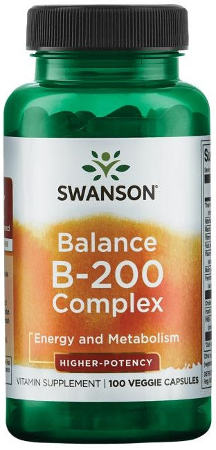 Swanson Balance B-200, High Potency - 100 vcaps