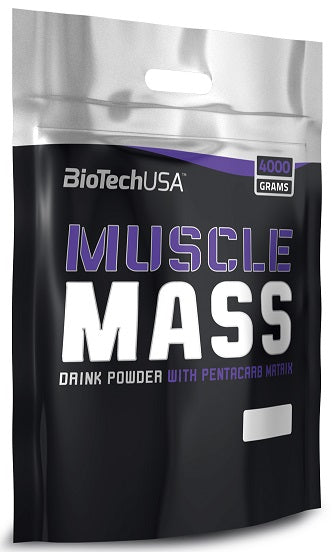 BioTechUSA Muscle Mass, Vanillia - 4000 grams