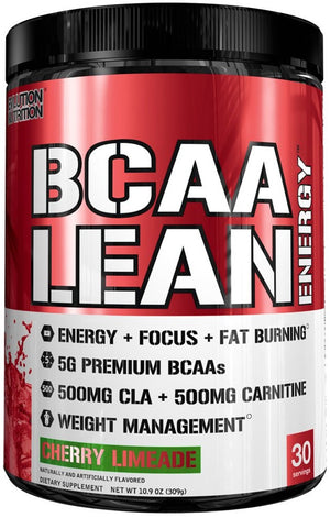EVLution Nutrition BCAA Lean Energy, Fruit Punch - 321 grams