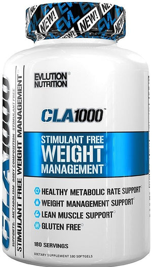 EVLution Nutrition CLA 1000 - 180 softgels