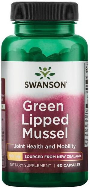 Swanson Green Lipped Mussel, 500mg - 60 caps