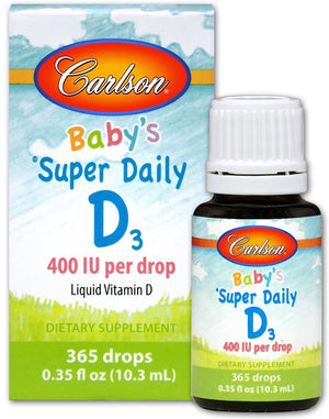 Carlson Labs Baby's Super Daily D3, 400 IU - 10 ml.