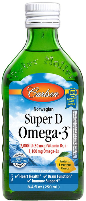 Carlson Labs Super D Omega-3 - 250 ml.
