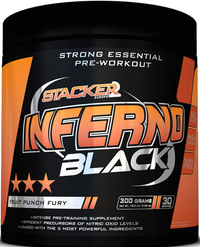 Stacker2 Europe Inferno Black, Fruit Punch Fury - 300 grams