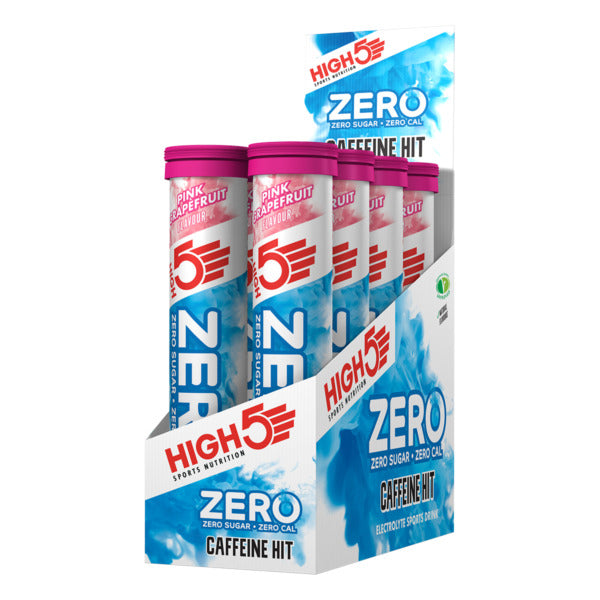 HIGH5 ZERO Caffeine Hit, Pink Grapefruit - 8 x 20 tabs