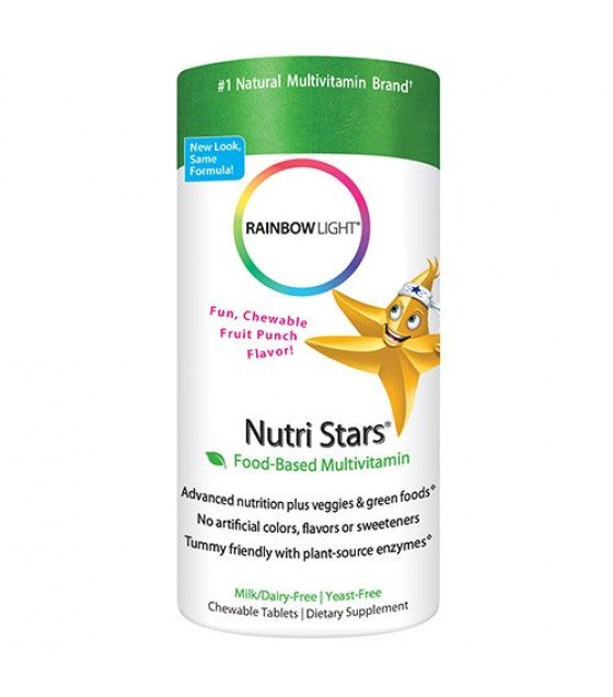 Rainbow Light Nutri Stars, Food-Based Multivitamin - 60 chewable tabs