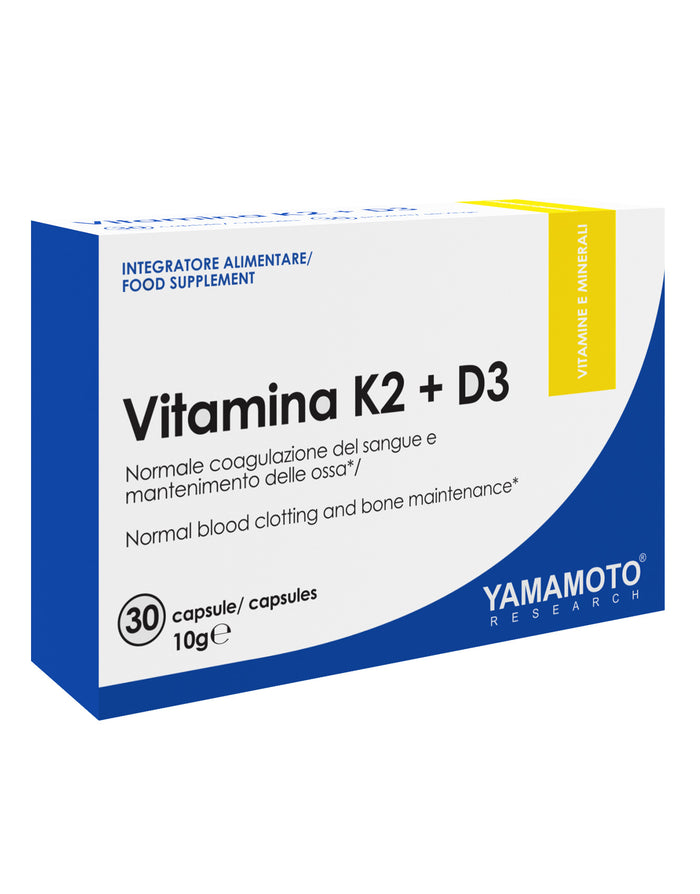 Yamamoto Research Vitamina K2 + D3 - 30 caps