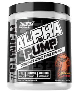 Nutrex Alpha Pump, Phantom Orange - 176 grams