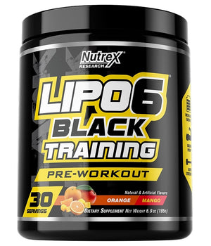 Nutrex Lipo-6 Black Training, Orange Mango - 195 grams