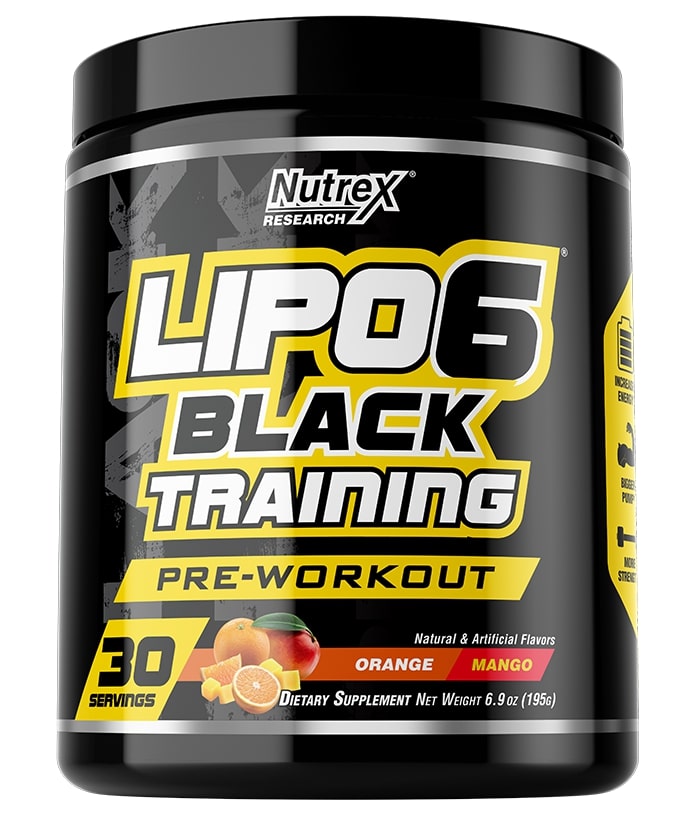 Nutrex Lipo-6 Black Training, Orange Mango - 195 grams