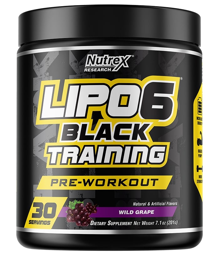 Nutrex Lipo-6 Black Training, Wild Grape - 201 grams