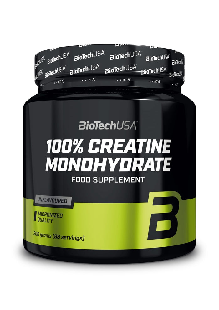 BioTechUSA 100% Creatine Monohydrate, Unflavoured - 300 grams