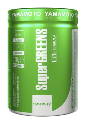 Yamamoto Nutrition Super Greens, Kiwi Lime - 200 grams