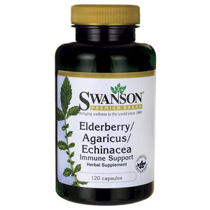 Swanson Elderberry/Agaricus/Echinacea (Immune Support) - 120 caps