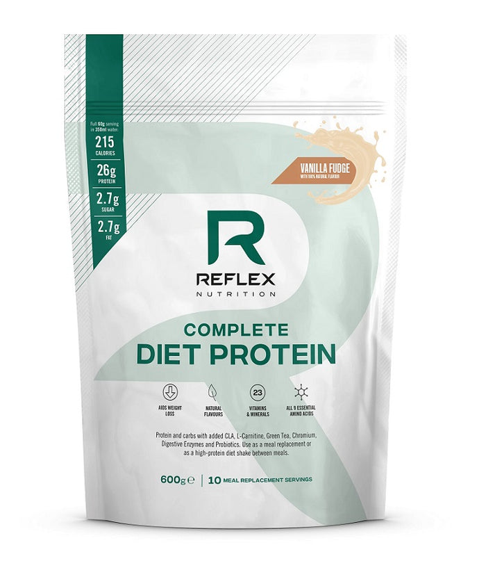 Reflex Nutrition Complete Diet Protein, Vanilla Fudge - 600 grams