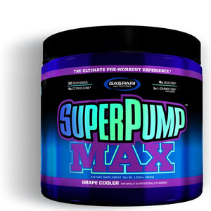 Gaspari Nutrition SuperPump MAX, Grape Cooler - 480 grams