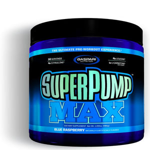 Gaspari Nutrition SuperPump MAX, Blue Raspberry - 480 grams