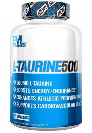 EVLution Nutrition L-Taurine 500 - 90 vcaps