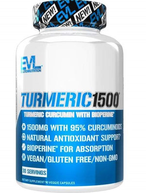 EVLution Nutrition Turmeric 1500 - 90 vcaps