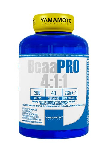 Yamamoto Nutrition BCAA PRO 4:1:1 Kyowa Quality - 200 tablets