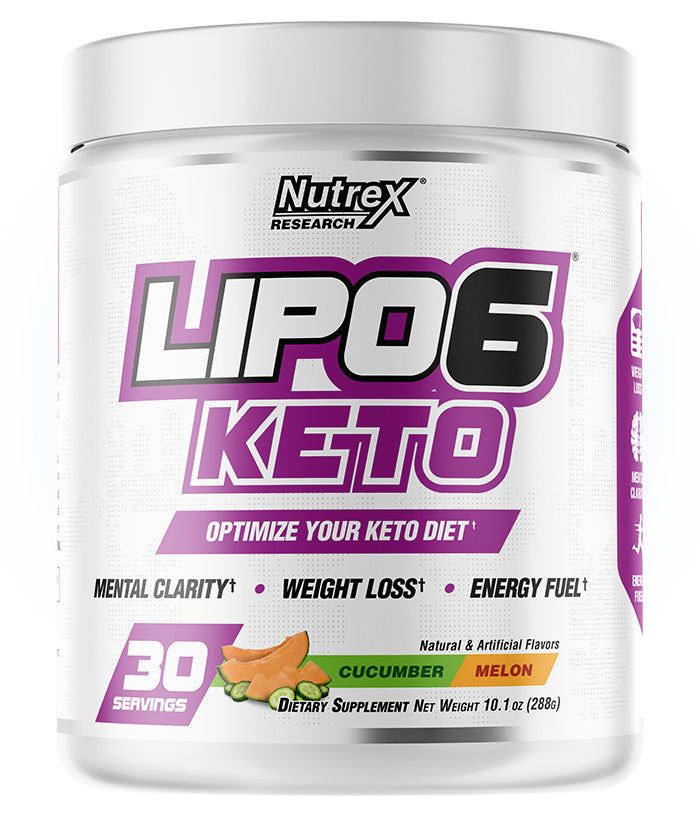 Nutrex Lipo-6 Keto, Cucumber Melon - 288 grams