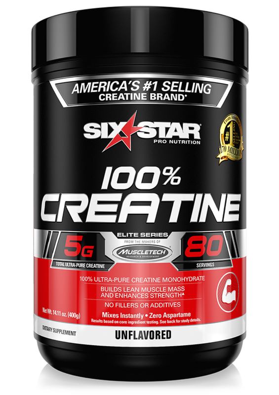 Six Star Pro Nutrition 100% Creatine, Unflavored - 400 grams