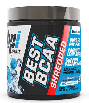 BPI Sports Best BCAA Shredded, Blue Raz - 275 grams