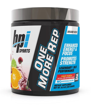 BPI Sports One More Rep, Fruit Punch - 250 grams