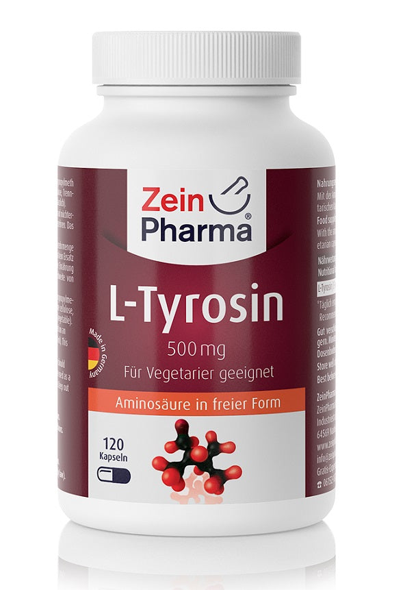 Zein Pharma L-Tyrosine, 500mg - 120 caps