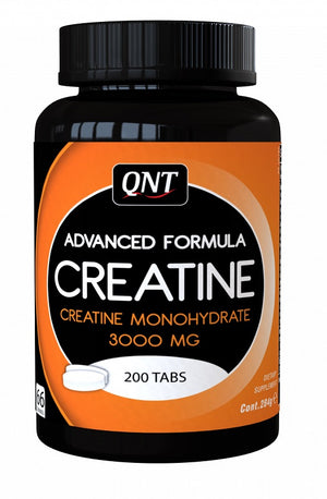 QNT Creatine Monohydrate, 3000mg - 200 tablets