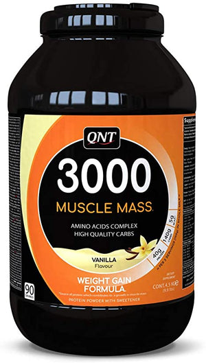 QNT Muscle Mass 3000, Vanilla - 4500 grams