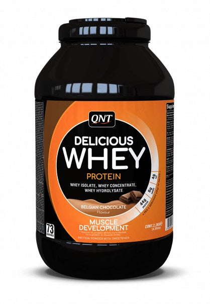 QNT Delicious Whey Protein, Chocolate - 2200 grams