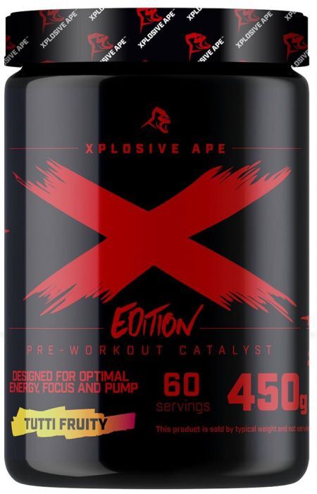 Xplosive Ape X Edition Pre-Workout Catalyst, Tutti Fruity - 450 grams
