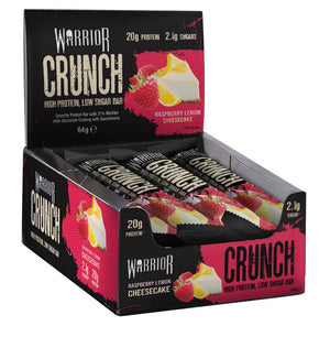 Warrior Crunch Bar, Raspberry Lemon Cheesecake - 12 bars