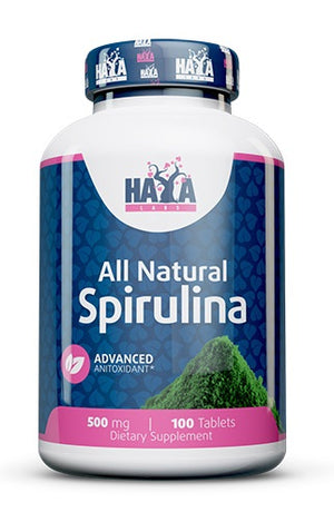 Haya Labs All Natural Spirulina, 500mg - 100 tablets