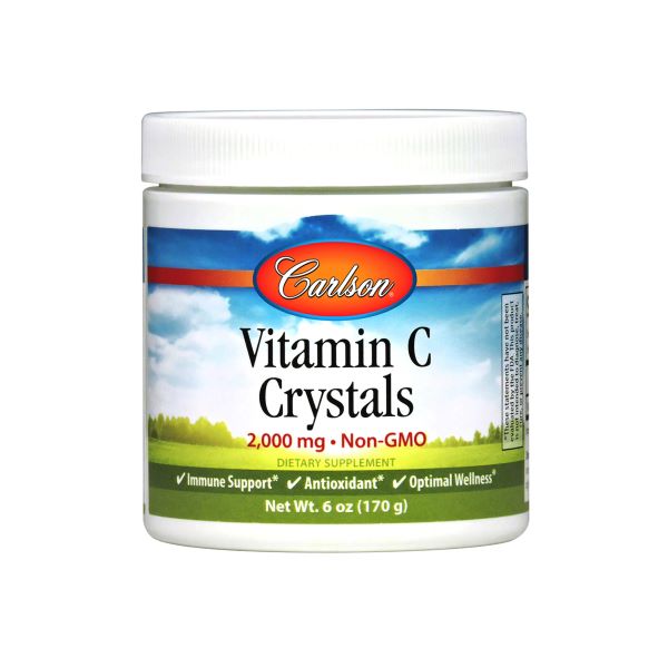 Carlson Labs Vitamin C Crystals, 2000mg - 170 grams
