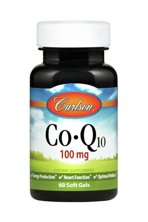 Carlson Labs Co-Q10, 100mg - 60 softgels