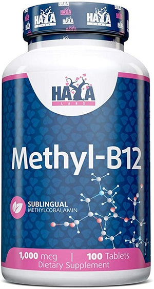 Haya Labs Methyl B12, 1000mcg - 100 tablets