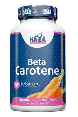 Haya Labs Natural Beta Carotene, 20000 IU - 100 tablets