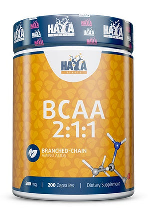 Haya Labs Sports BCAA 2:1:1, 500mg - 200 caps