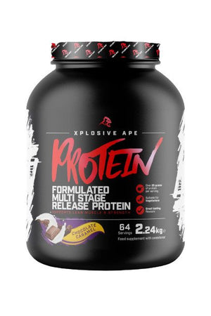 Xplosive Ape Protein, Vanilla And Raspberry Swirl - 2240 grams