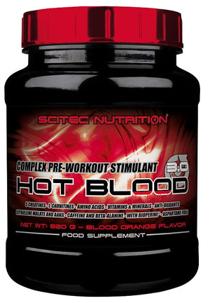 SciTec Hot Blood 3.0, Blood Orange - 820 grams