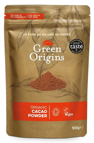 Green Origins Organic Cacao Powder - 90 grams