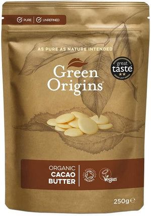 Green Origins Organic Cacao Butter - 250 grams