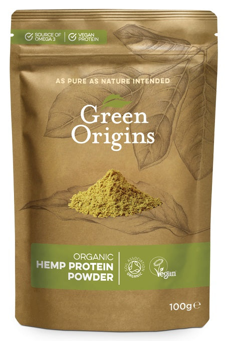 Green Origins Organic Hemp Protein Powder - 100 grams