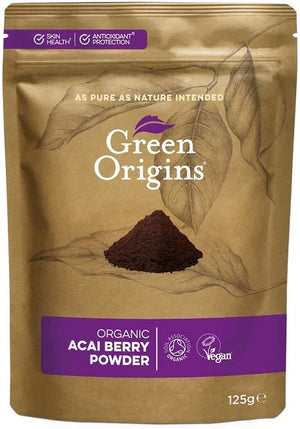 Green Origins Organic Acai Berry Powder - 125 grams