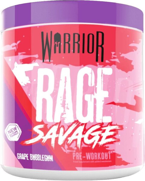 Warrior Rage Savage, Grape Bubblegum - 330 grams