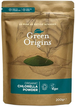 Green Origins Organic Chlorella Powder - 200 grams
