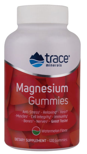 Trace Minerals Magnesium Gummies, Tangerine - 120 gummies